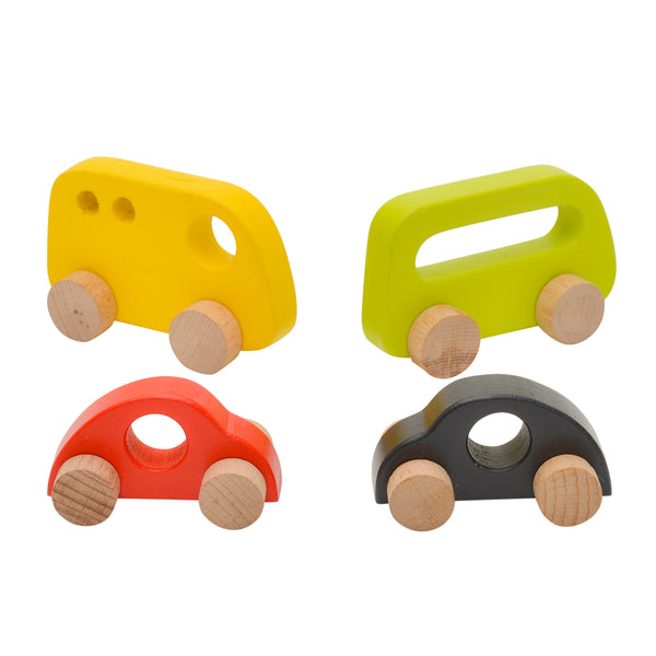 Wooden Cars (Set of 4)